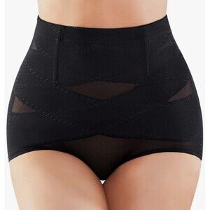 SIMIYA Tummy Control Shapewear for Women High Waisted Shapewear 2XL Black